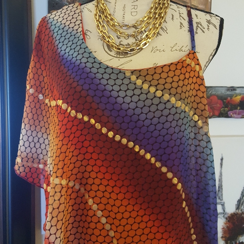 One shoulder blouse